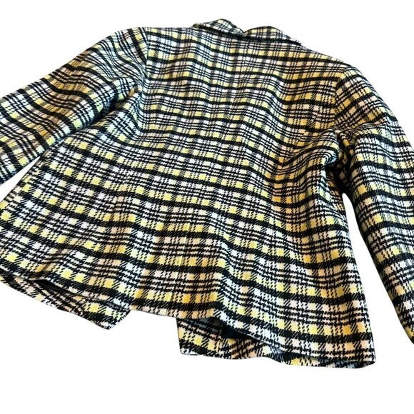 Avec Les Filles Double Breasted Blazer Jacket Plaid Clueless Size Medium NWT - Picture 9 of 12